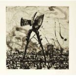 William Joseph Kentridge (South African 1955-) WEST COAST (SECATEURS) drypoint, etching, sugarlift