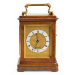 AN ENGLISH WALNUT MANTEL CLOCK, PAYNE & CO. NEW BOND STREET, CIRCA 1860 BUYERS ARE ADVISED THAT A