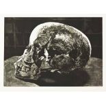 Walter Oltmann (South African 1960-) EX-SITU (CHILD SKULL) etching, signed and numbered 'P.P I/I' in