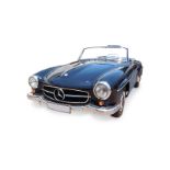 A 1957 MERCEDES BENZ 190SL 1897cc, 4-cylinder engine, twin carburettors, with hard-top, finished