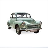 A 1958 MORRIS MINOR 1000 two door saloon, 1098cc, four cylinder engine, four speed gearbox,