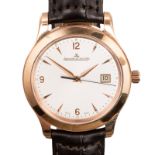 A GENTLEMAN'S 18CT ROSE GOLD WRISTWATCH, JAEGER-LECOULTRE MASTER CONTROL reference number: 147.2.