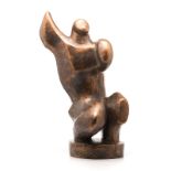 Sydney Alex Kumalo (South African 1935-1988) JOY II signed bronze PROVENANCE Acquired directly