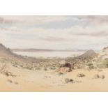 Walter Edward Westbrook (South African 1921-) VIEW OF A VALLEY signed watercolour on paper 47 by