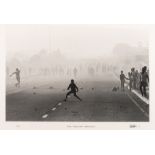 Raymond Preston (South African 20th Century-) YOUTH PROTEST AT THOKOZA archival digital print,