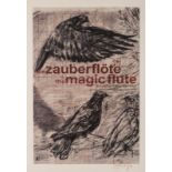 William Joseph Kentridge (South African 1955-) THE MAGIC FLUTE POSTER archival digital print, signed