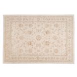 AN INDO-PERSIAN RUG, MODERN condition: fair 247 by 168cm