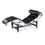 A LC4 CHAISE LONGUE AFTER THE DESIGN IN 1928 BY LE CORBUSIER, PIERRE JEANNERET AND CHARLOTTE