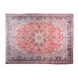 AN ISPAHAN CARPET, PERSIA, MODERN condition: fair 407 by 303cm