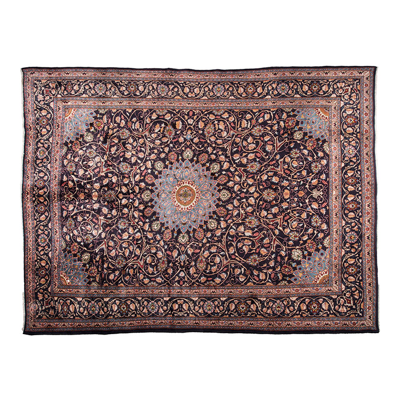 A MESHED CARPET, EAST PERSIA, MODERN condition: fair 382 by 283cm