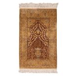 A HEREKE SILK RUG, TURKEY, MODERN condition: good 150 by 101,5cm