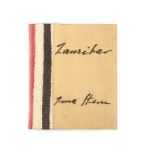 Irma Stern ZANZIBAR Pretoria: J. L. van Schaik Ltd, 1948 No. 113 of 150 specially bound copies out