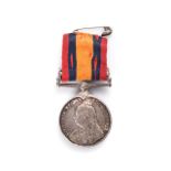 QUEENS SOUTH AFRICA MEDAL AND CLASP, DEFENCE OF KIMBERLEY Officially impressed naming to the