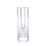 A ŠKRDLOVICÉ GLASSWORKS ‘RAINBOW SNOW’ VASE DESIGNED BY PETR HORA, 1979 the layered clear glass with