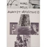 Robert Rauschenberg (American 1925-) ARTISTS AGAINST APARTHEID