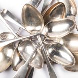 A GROUP OF ELEVEN SPOONS