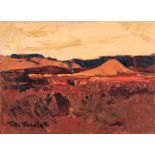 Titta Fasciotti (South African 1927-1993) RED LANDSCAPE