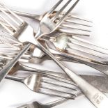 A MISCELLANEOUS COLLECTION OF ASSORTED FORKS, VARIOUS MAKERS