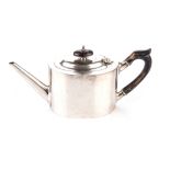 AN EDWARDIAN SILVER TEAPOT, CHESTER, 1906, JAY RICHARD ATTENBOROUGH CO LTD.