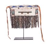 A NTWANE BEADED, FRINGED GIRL'S INITIATION FRONT APRON