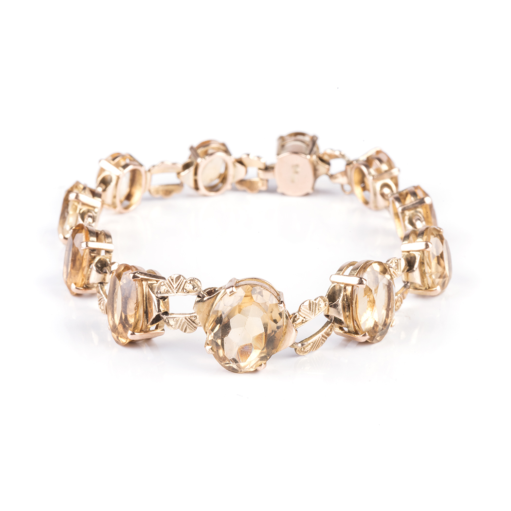 A CITRINE BRACELET