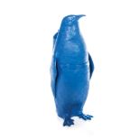 William Sweetlove (Belgian 1949-) BLUE CLONED PENGUIN WITH PET BOTTLE