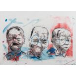 Nelson Makamo (South African 1982 -) THREE FACES