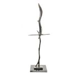 Gerard de Leeuw (South African 1912-1985) FLIGHT signed bronze height: 134cm, excluding base