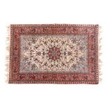 AN ISFAHAN RUG, PERSIA, MODERN condition: good 224 by 147,5cm