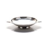 A DANISH SILVER “PYRAMID” PATTERN BOWL, MODEL NO. 600A, DESIGNED BY HARALD NIELSEN FOR GEORG JENSEN,