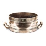 AN ENGLISH BRASS MEASURE, CIRCA 1880 applied with handles, inscribed with ‘Standard Bushel’, ‘