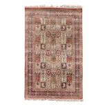 A FINE QUM SILK RUG, PERSIA, MODERN condition: good 197 by 130cm