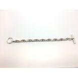 Hermes silver Chaine d'Ancre bracelet, length approximately 20cm, gross weight approximately 38