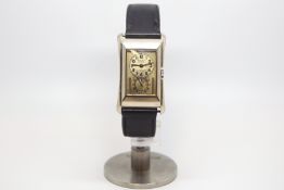 Vintage Rolex Prince, Bucherer's signed dial, cream rectangular twin register dial, with black roman