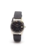 Gentlemen's vintage Omega Seamaster, Automatic, Date Aperture at 3 o'clock, Black Circular dial with
