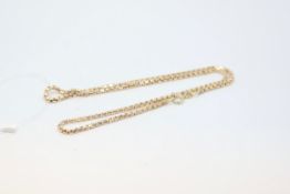 9ct rose gold fancy link chain, gross weight approximately 9.5 grams
