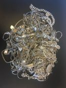 A quantity of mostly silver jewellery, weighing approximately 3958g gross