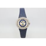 Ladies Omega Dynamic, circa 1970s, two tone bulls eye dial, stainless steel, automatic wind 17