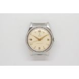 Gentlemen's Tudor Royal Vintage Wristwatch, circular beige dial with both Arabic and baton hour