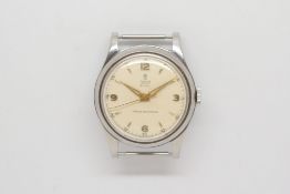 Gentlemen's Tudor Royal Vintage Wristwatch, circular beige dial with both Arabic and baton hour