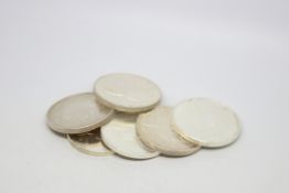 A quantity of 6x Canadian silver coins, 5x 5 Dollar 999 fine silver coins, 1x Commerative silver