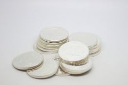 A quantity of 17x 999 silver Britannia fine silver Â£2 coins, weighing approximately 532g gross