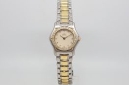 Gentlemen's Vintage Longines, 14k yellow gold 35mm casing with Flared lugs, off white dial with