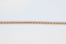 Diamond tennis bracelet, forty-one round brilliant cut diamonds weighing an estimated total of 2.