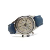 Gentlemen's Breitling Chronograph Vintage Wristwatch, original circular silvered dial with Arabic