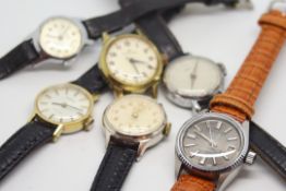 A quantity of vintage ladies' watches including; Tissot, Oris, Jaquet-Droz, Avia -matic, Smiths