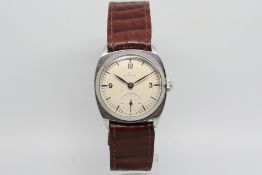 Gentlemen's Omega Vintage Wristwatch, circular dial with both baton and Arabic numerals and a