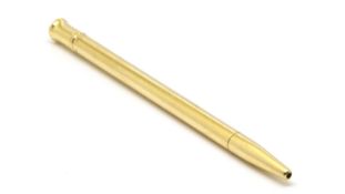 Hermes - Vintage Hermes gold pencil, 8.5cm long, signed DÃ©pouse , Hermes , French marks, 6g gross