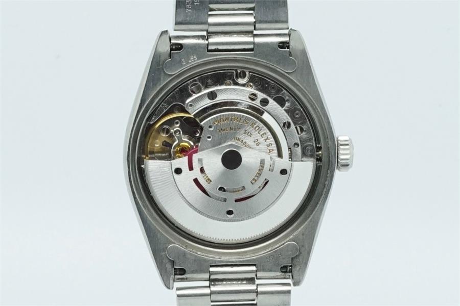 Rare Gentleman's Vintage Rolex Air King Date Ref. 5700, circular pearl dial with baton hour - Image 4 of 4