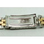 Gentlemen's Rolex Bi Metal Jubilee Bracelet, 14.4cm length x 16mm.